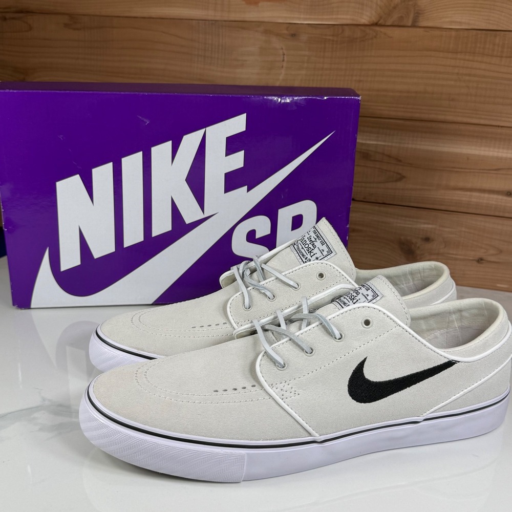 Nike SB Stefan Janoski Cream Suede Skateboarding‎ Shoes Men's Size 10.5